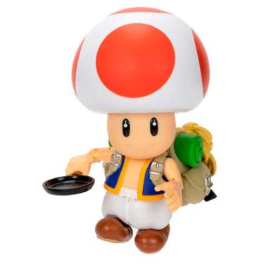 Imagem de Boneco Toad com Acessório Super Mario Bross Sunny