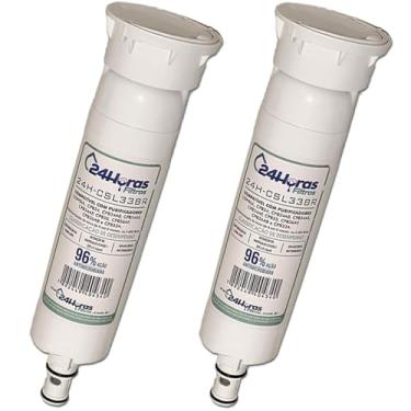 Imagem de 24 Horas Filtros, Kit 2 Refil Filtro Consul Compatível Purificador CPB33 AB CIX07AX Tampa Branca