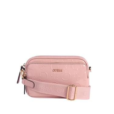 Imagem de GUESS Mini bolsa com logotipo em relevo Factory Muir, Blush