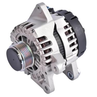 Imagem de TEKKOAUTO Alternador 150 Amp com substituição de polia de embreagem de 6 sulcos para Hyundai Elantra Kona Kia Seltos Soul 2020-2021 2017-2020 L4 2.0L 373002E821