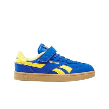 Imagem de Reebok Tênis infantil unissex clássico Mld, Rosa verdadeiro/roxo rave/calçado branco, 13 Little Kid