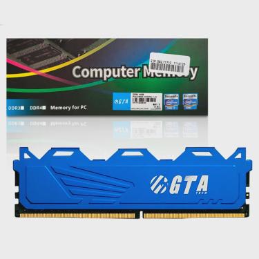 Imagem de Memoria 16Gb Ddr4 3200 CL22 1.2V Desktop c/ Dissipador udimm GT16G3200L22DC gta Tech