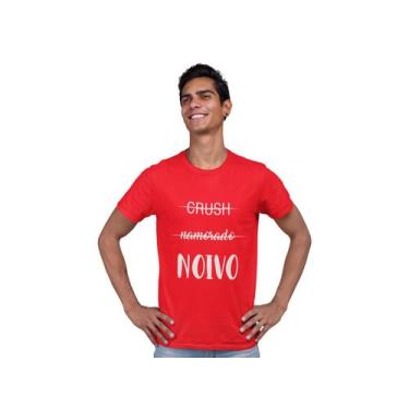 Imagem de Camisetas Dia Dos Namorados Casal Noivos Crush Namorado Noivo Vermelho