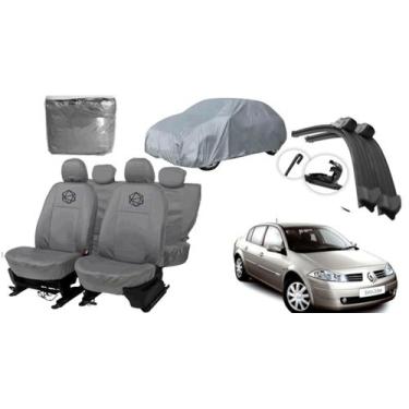 Imagem de Conjunto capa couro + limpador Megane 97 a 12 - ferro tech br