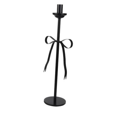 Imagem de Fenteer Candlestick Candle Ditler Nordic Taper Candle Stick Holder Desktop Candle Stand para a sala de estar em casa Dia dos namorados, Altura 40cm