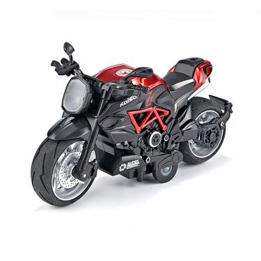 Imagem de Brinquedo de motocicleta ya le ming Kids com som e luzes, escala 1:12