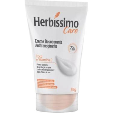 Imagem de Desodorante em Creme Herbíssimo Antitranspirante Coco e Vitamina C 55g