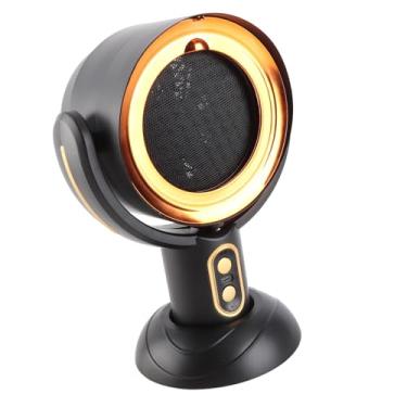 Imagem de Exaustor Portátil, Exaustor de Mesa Com Exaustor de 2 Velocidades, Baixo Ruído, Caixa de óleo de Filtro Removível, Exaustor de Mesa de Cozinha Portátil Recarregável para (Ouro)