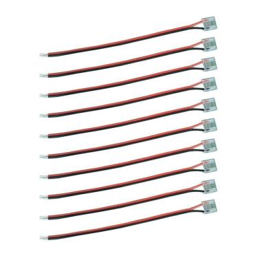 Imagem de Kit 10 Emendas Conector De Saída Astraled Para Fita De Led 10mm Em-034
