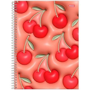 Imagem de Caderno espiral universitario capa dura 15m foroni nicecream 2x240fls