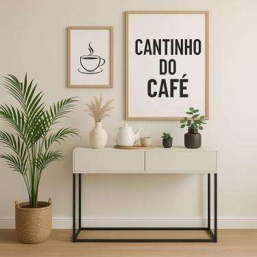 Imagem de Aparador Buffet Balcão Para Sala de Estar Cantinho Do Café