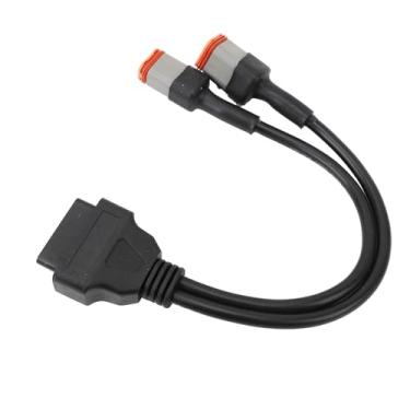 Imagem de 2 Em 1 Scanner de Diagnóstico do Adaptador OBD - Cabo de Extensão de 4 Pinos 6 Pinos para 16 Pinos para Diagnóstico de Motocicleta