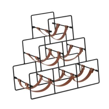 Imagem de Ｂｅｓｇａ Ornamento de vinho da tabela de barraca de vinho Ornamento resistente a 3 camadas Organizador de estandes para o restaurante de bar de cozinha da sala