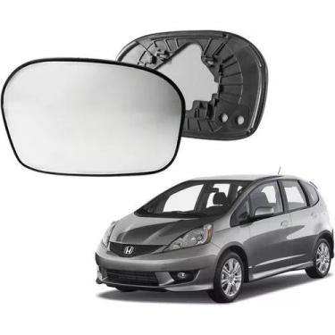 Imagem de Subconjunto Lente + Espelho Retrovisor New Fit 2009 Até 2014 - Blawer,