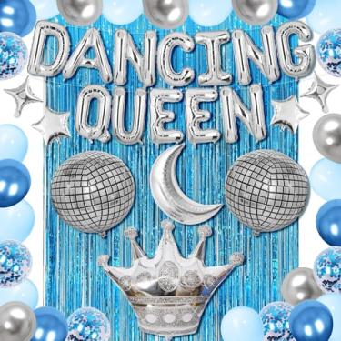 Imagem de TOLONAG Decorações Para Festa Dancing Queen, 17 Balões Mamma Mia, Faixa, Discoteca, Decoração De Aniversário, Despedida Solteira, Chá Panela, Casamento