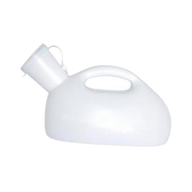 Imagem de FashionCha Frasco Coletor de Urina Masculino, Recipiente Anti-vazamento, Pote Coletor de Urina Masculino para Idosos, Crianças, Acampamento Ao Ar Livre em Casa, Branco