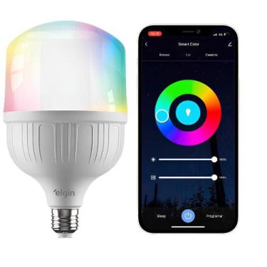 Imagem de Lâmpada Inteligente 20W Smart Color RGB Wifi Compatível com Alexa e Go