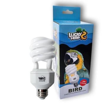 Imagem de Lâmpada Fluorescente UVA UVB 2.4 20 W para Pássaros e Aves Lucky Herp,