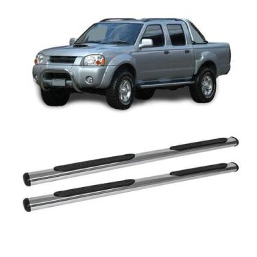 Imagem de Estribo Frontier 2003 2004 2005 Cabine Dupla Cromado Oblongo - CCF