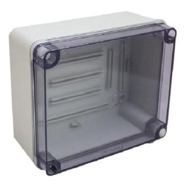 Imagem de Caixa De Passagem Blindada Transparente  Ip65 240x189x100 - Bet Plásti