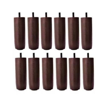 Imagem de Kit de 12 Pés Para Cama Box ou Baú Queen King 12 cm de Altura TDC Made
