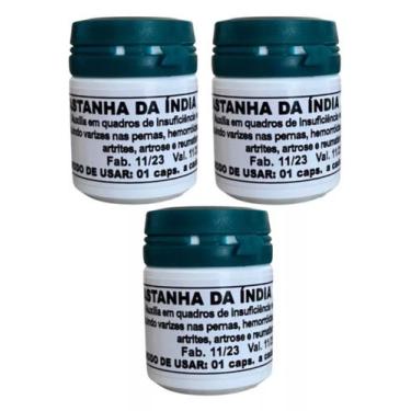 Imagem de Original Castanha índia Indiana lacrada 3 Potes - Natural Ervas