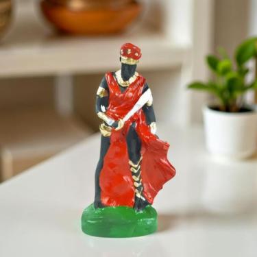 Imagem de Imagem Iansã orixá umbanda candomblé resina 10 cm - Genérico