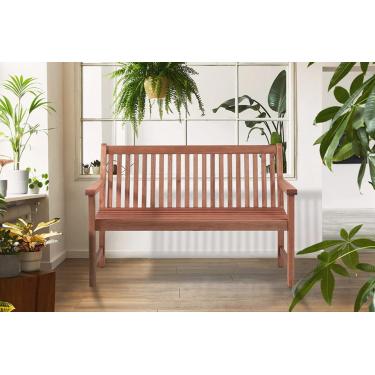 Imagem de Banco para Jardim 2 Lugares em Madeira Recanto Meu Móvel de Madeira - Jatobá