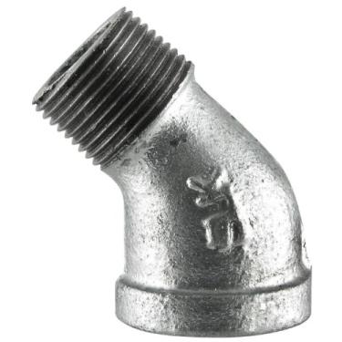 Imagem de Southland Cotovelo galvanizado de 45 graus 510-503HC, 1,27 cm (1/2")