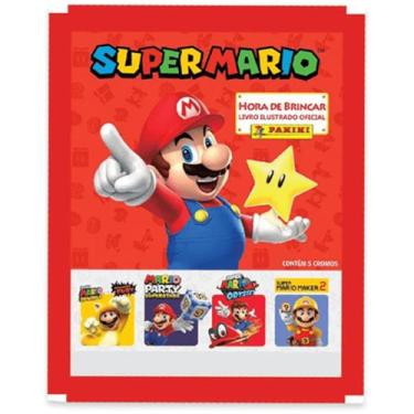 Imagem de Kit 50 Figurinhas Do Álbum Super Mario 2025 (10 Envelopes) - Panini