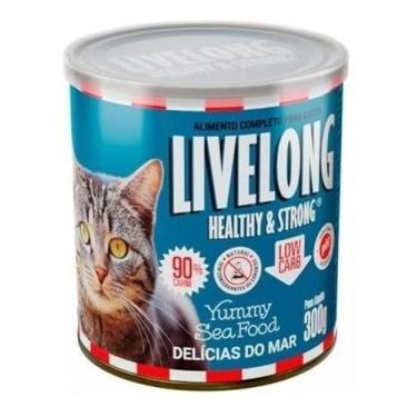 Imagem de Livelong Gatos Delicias Do Mar Lata 300G