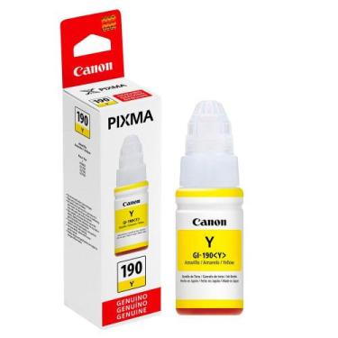 Imagem de Refil Garrafa de Tinta Canon Amarelo GI-190 70ml