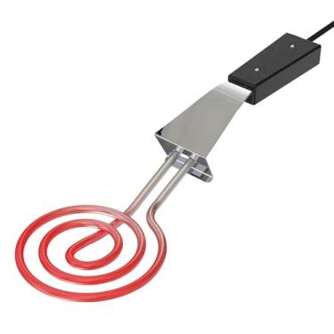 Imagem de WishDirect Iniciador Elétrico De Carvão 700 W Para Churrasqueira, Defumador, Lareira, Fogueira, Fogão - Design Com Grande Elemento Aquecimento Em Espiral, Acendimento 30% Mais Rápido, Cabo Alimentaç