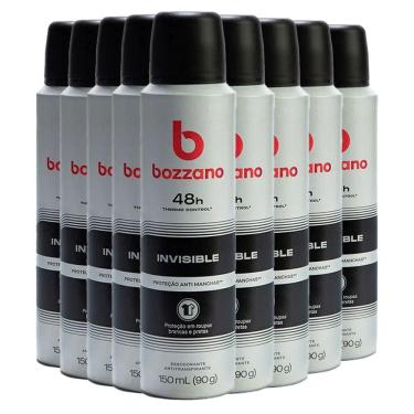 Imagem de Kit 9 Desodorantes Aerosol Bozzano Invisible 90g