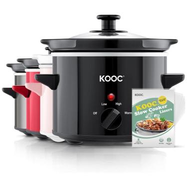 Imagem de Panela Elétrica Multifuncional 1.8L, Aço Inoxidável, 150W, 110v, KOOC, Preto