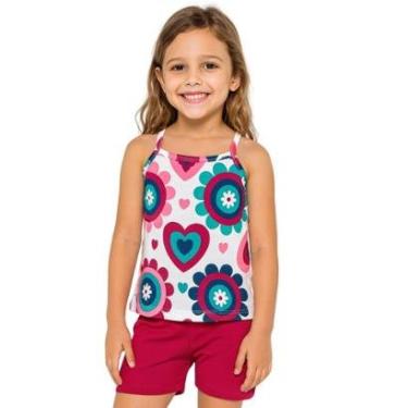 Imagem de Conjunto Infantil Menina Blusa e Shorts Kyly-Feminino