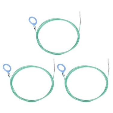 Imagem de HARFINGTON 3 peças ferramenta de remoção de entupimento de drenagem flexível 0,2 cm de diâmetro 299,7 cm pia esgoto cabelo ferramenta limpador de ralo desentupidor de pia para cozinha vaso sanitário