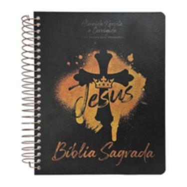 Imagem de Bíblia para anotações - ARC - com harpa - rei dos reis