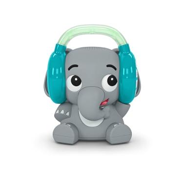 Imagem de Baby Einstein Earl The Elephant Aparelho de som Bluetooth para dormir, transmitir música e mudar de cor luz noturna, de bebê a criança pequena