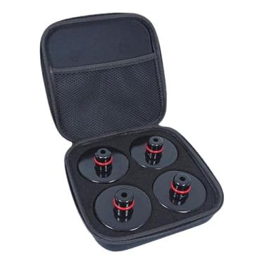 Imagem de Mqetly 4 peças de almofadas de macaco de carro com bolsa de armazenamento e pontos de elevação para 3 XSY para proteção da estrutura da bateria