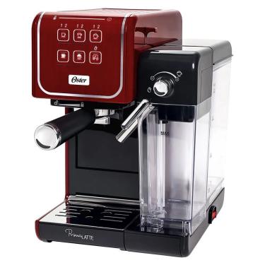 Imagem de Cafeteira Expresso Oster PrimaLatte Touch Red com Funções Automáticas e bomba com 19 bars de Pressão - BVSTEM6801
