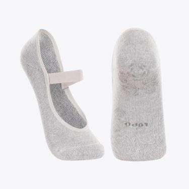 Imagem de Meia Lupo Feminina Sapatilha Antiderrapante 04945-011, Cinza, P