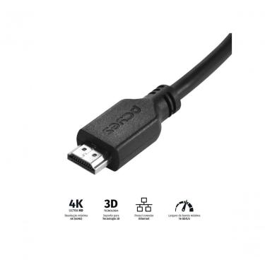 Imagem de Cabo Hdmi 2.0 4k 30awg Puro Cobre 20 Metros - Phm20-20