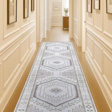 Imagem de Tapete Oushak, tapete turco vintage floral pastel grande para sala de estar, sala de jantar, quarto, cozinha, banheiro, berçário, tapete de corredor (856BrC, 2'12.7 cm x 15.2 cm)