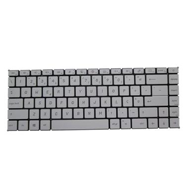 Imagem de Teclado Retroiluminado para Laptop para MSI Prestige 15-A10S Prestige 15 Prestige 15 A10SC MS-16S3 Portugal PO Branco Sem Moldura Novo