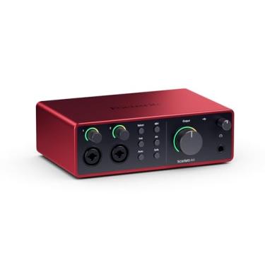 Imagem de Focusrite Scarlett 4I4 4ª Geração Usb Audio Interface, Para Músicos, Compositores, Guitarristas, Criadores De Conteúdo — Alta Fidelidade, Gravação Com Qualidade De Estúdio E Todo O Software Que Você