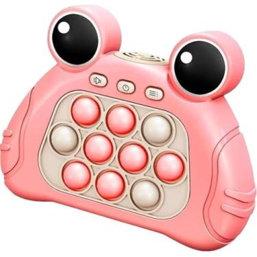 Imagem de Pop It Eletrônico Rosa – Brinquedo Antiestresse de Bichinho Sapinho