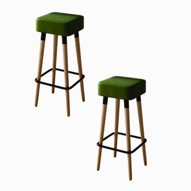 Imagem de Kit 2 Banquetas de Luxo Dubai