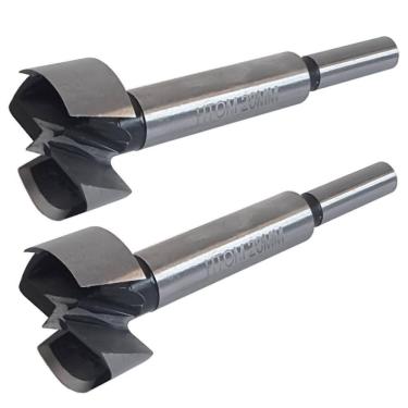 Imagem de Kit 2 Broca Forstner 28Mm Furadeira Madeira Dobradiça Caneco