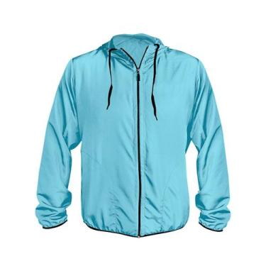 Imagem de Agasalho Nylon Masculino Azul Claro WSS Classic - Web Surf Shop - WSS 